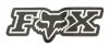 FOX Aufkleber - 45cm breit - schwarz - MOX-RACING