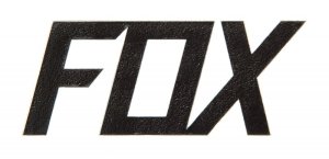 Fox Sticker TDC 7,0cm Schwarz