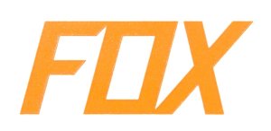 Fox Sticker TDC 7,0cm Flo Orange