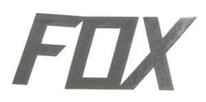 Fox Sticker TDC 7,0cm Charcoal