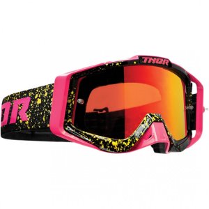 Thor Fahrerbrille Sniper Pro Splatter Pink/SW