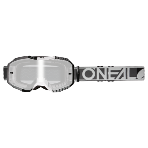 B-10 Goggle DUPLEX V.24 gray/white/black - silver mirror
