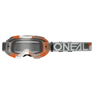 B-10 Goggle DUPLEX V.24 white/gray/orange - clear
